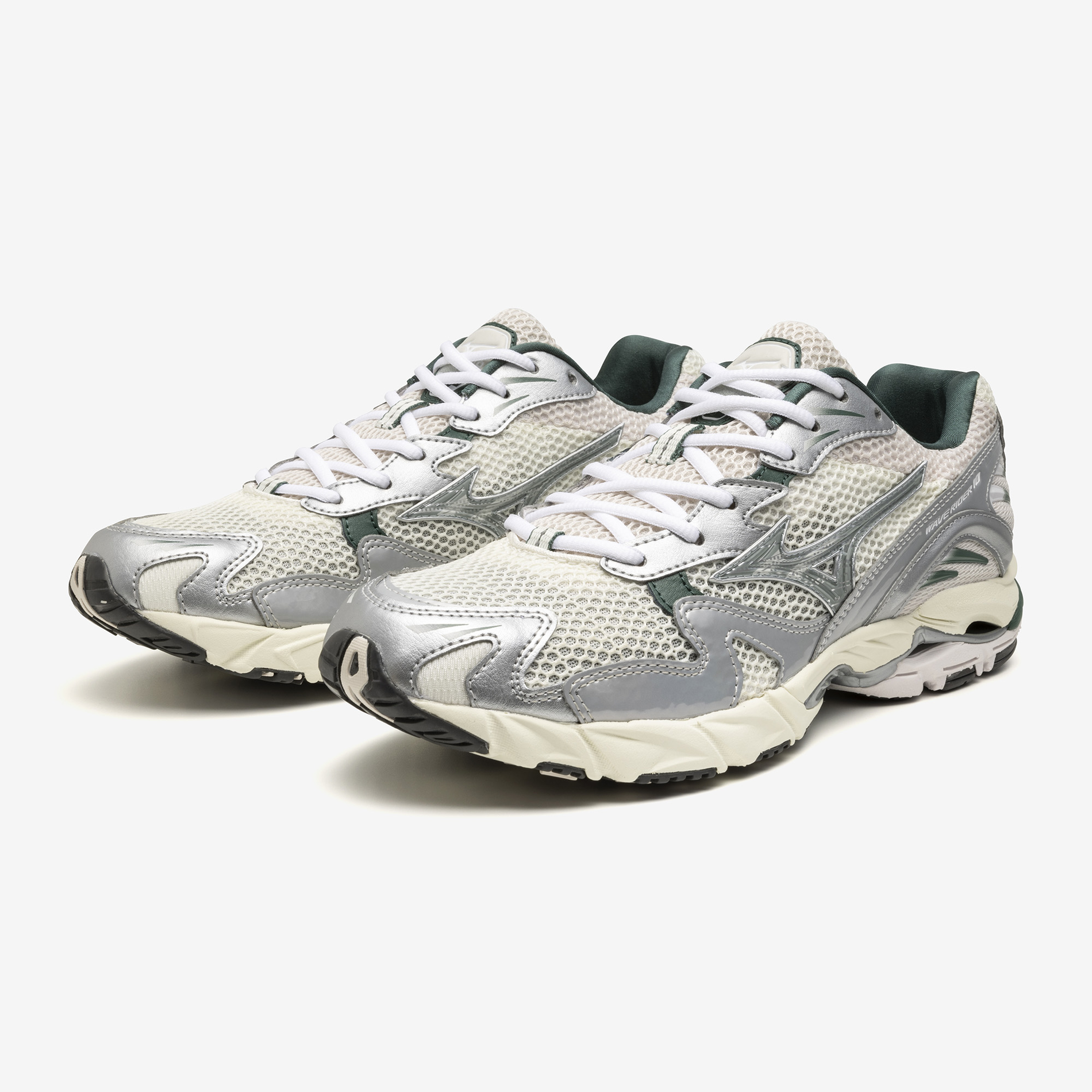 靴 Mizuno WAVE RIDER 10 28.5 Wave Rider 10 Sportstyle Sneaker Sashiko, Snow White