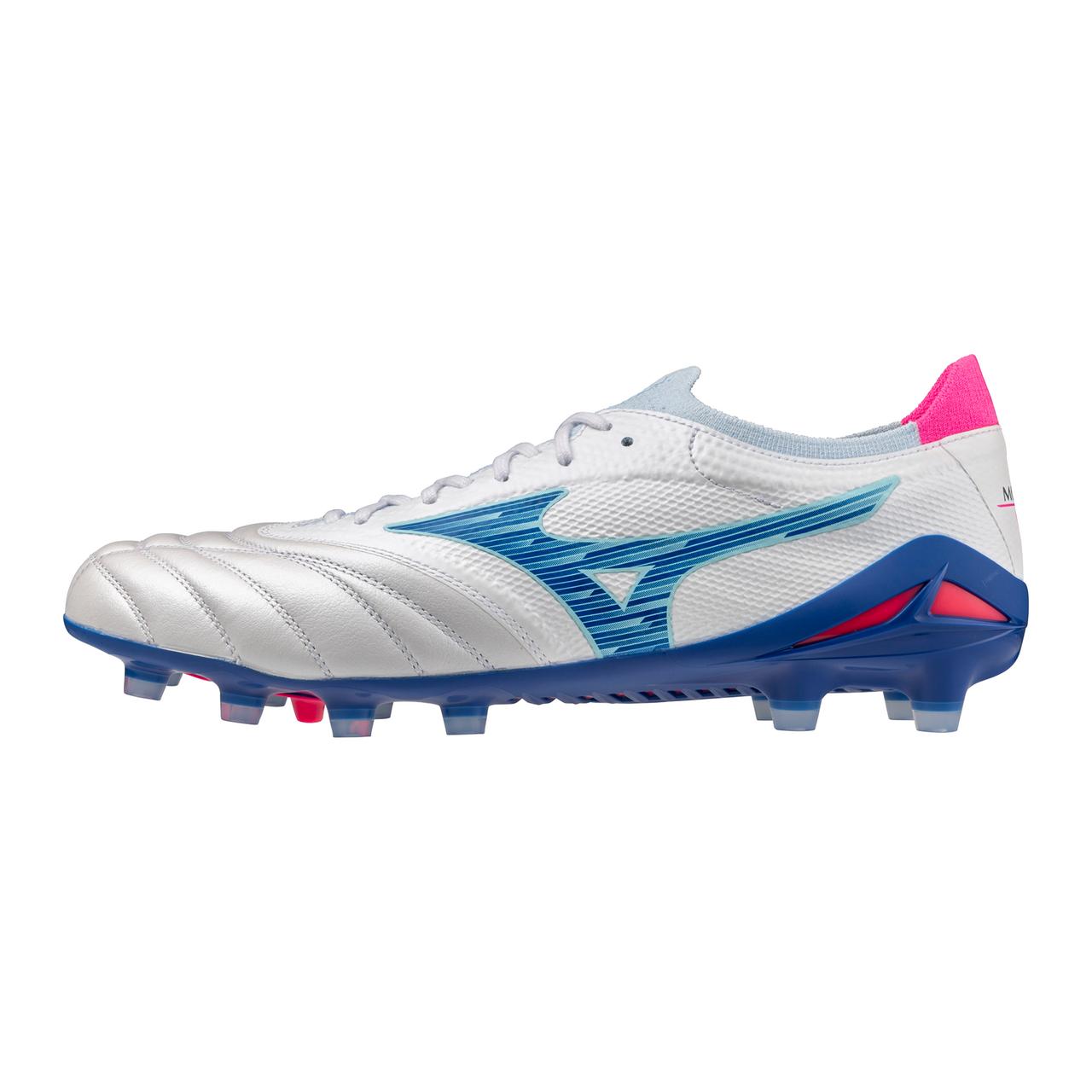 Mizuno Morelia サッカーシューズ ホワイト/ブルー/レッド MIZUNO ミズノ THE MORELIA M8 JAPAN(ブルー×ホワイト