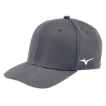 Mizuno Stretch Fitted Team Hat, X-Small/Small, Black