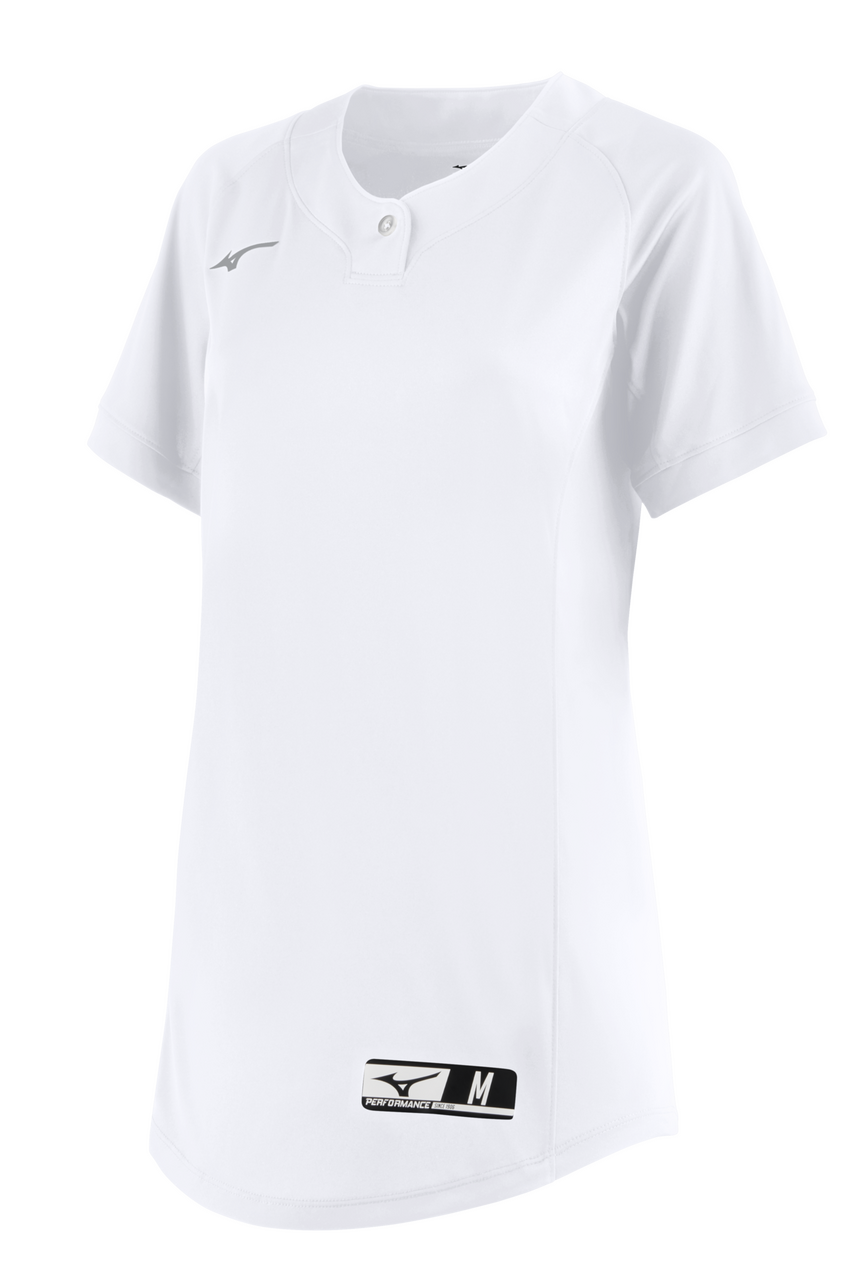 Women's NXT 1-Button Short Sleeve Softball Jersey - Mizuno USA