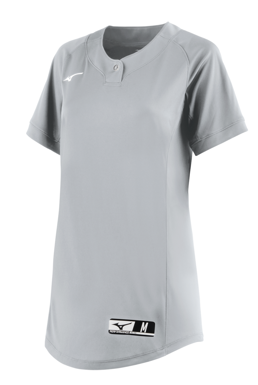 Women's NXT 1-Button Short Sleeve Softball Jersey - Mizuno USA