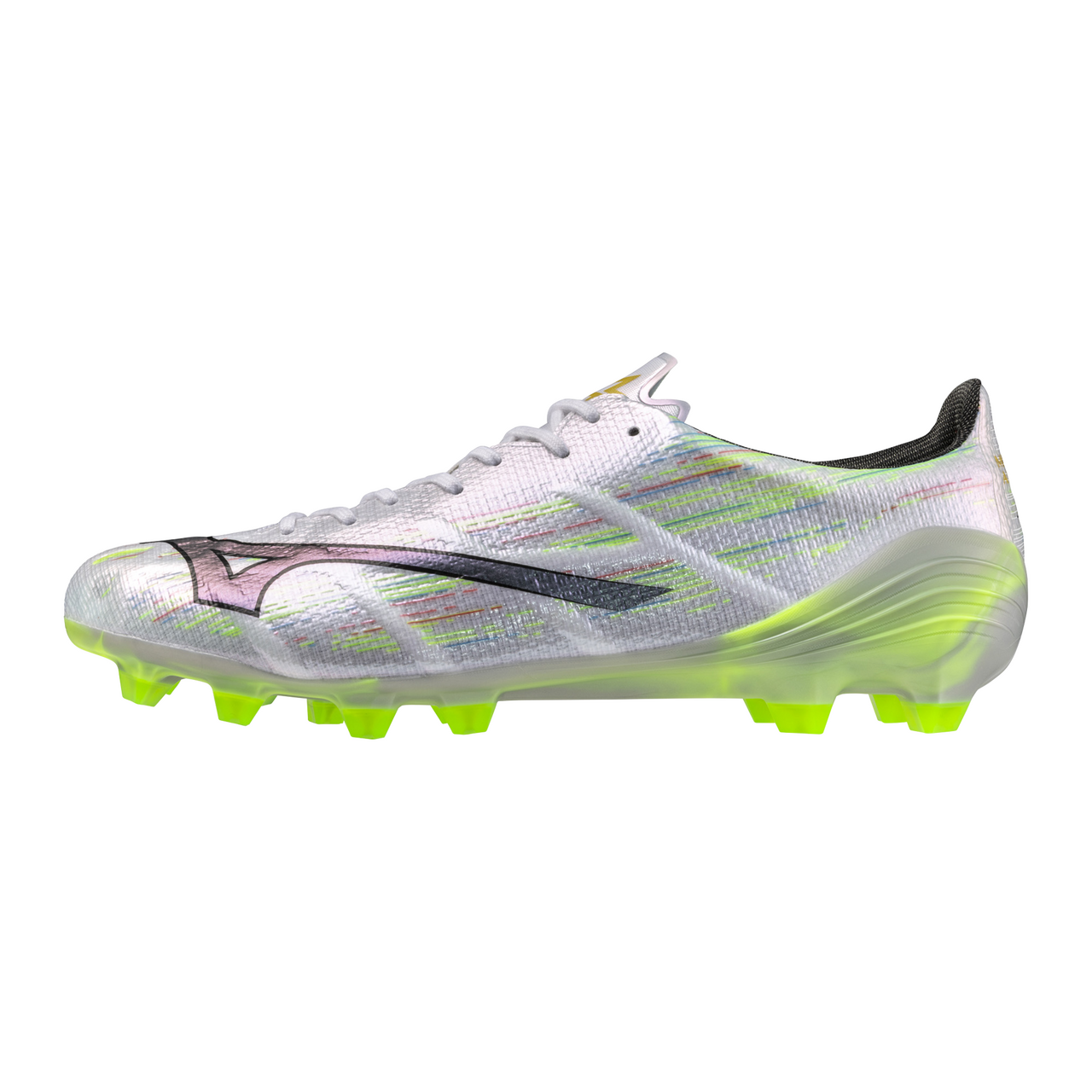 ミズノアルファ2 ELITE IN 26.5 Mizuno Alpha II Elite FG Firm Ground Soccer Cleat, White