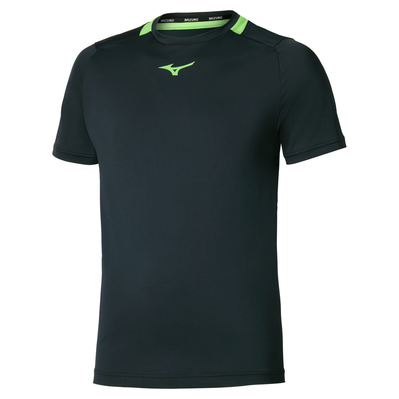Mizuno グレー/イエロー Tシャツ 2022 Mizuno Racquet Sports Men's Tee - Mizuno USA