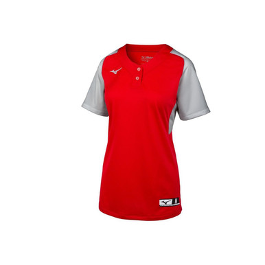 Youth Aerolite 2-Button Softball Jersey - Mizuno USA