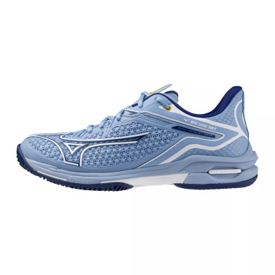 NEW MIZUNO men\'s wave exceed tour 6 ac tennis shoes in mugen blue/white Men main image 3