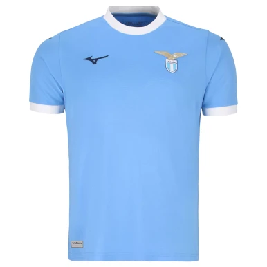 Men's SS Lazio Replica Home Jersey, 25/26 - Mizuno USA