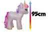 Piñata figura H Unicornio Premium Rosa 95cm