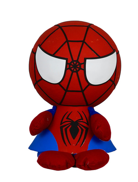 Piñata bolita Spiderman logo negro