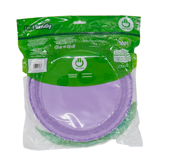 Plato 20pz Lavanda Party Is One NO.9