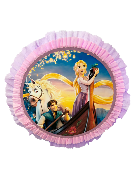Piñata tambor de la Princesa Rapunzel