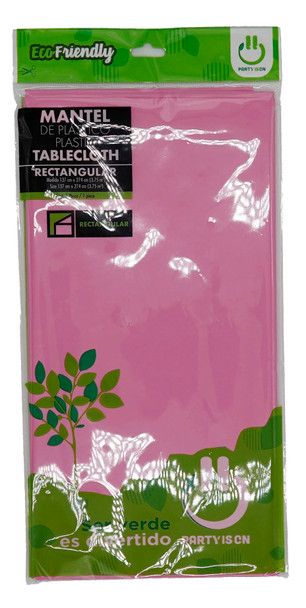 Mantel Rectangular Rosa 137x274cm Party Is One