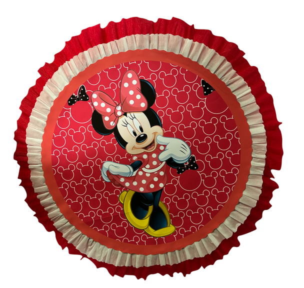 Piñata tambor Minnie Roja
