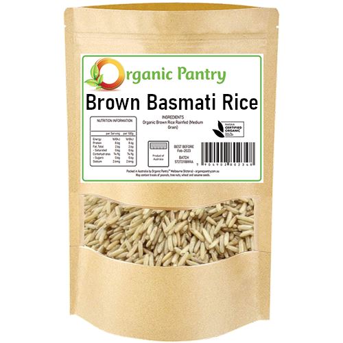 Organic Pantry Brown Basmati Rice 1kg(NASAA)