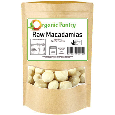 Organic Pantry Raw Macadamias 1kg(NASAA)