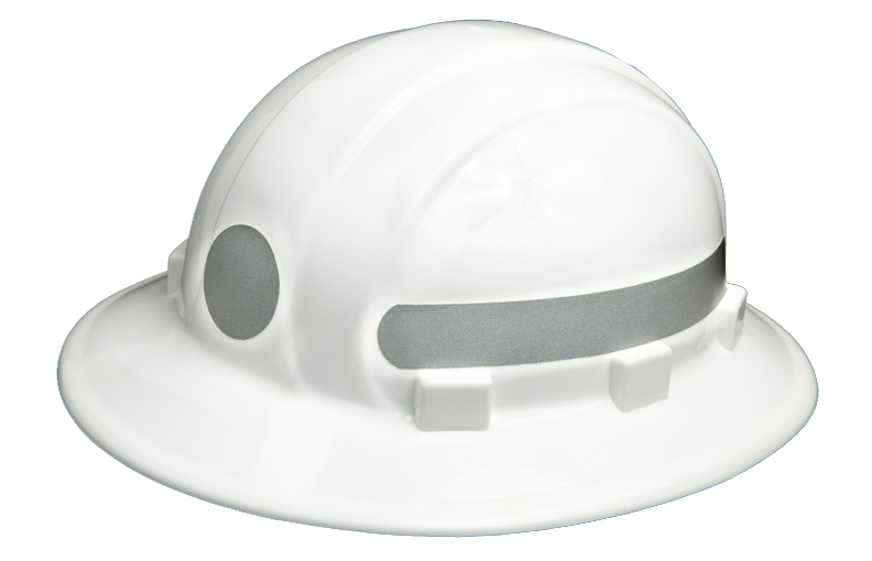 Liberty Star Reflective Hard Hat Silver