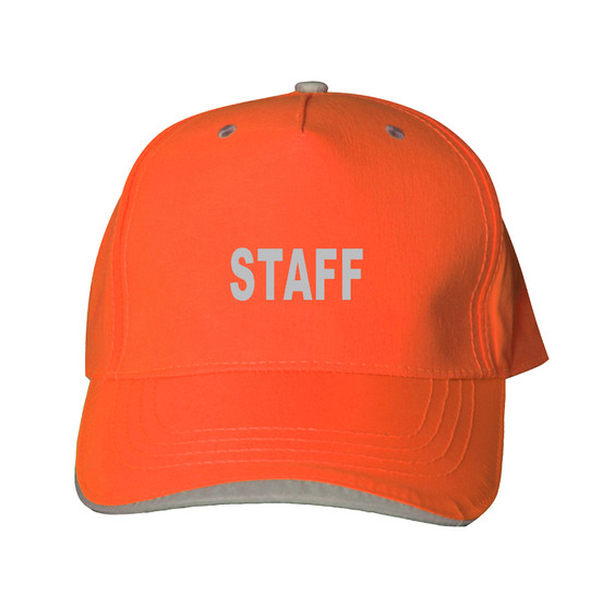 Reflective utility baseball cap -  Neocap - Staff - Orange 