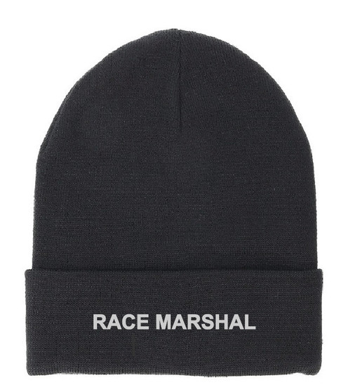 Reflective beanie -   Race marshal