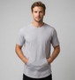 Kangaroo Pockets T-shirt . KangrooT  - Sky grey