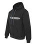  Reflective Hoodie  Horizontal Bars Tapered .  Reflective  Segmenta