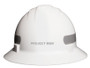 Reflective hard hats with Pro ID  - Project Manager   .  Protitle  