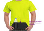 HI - VIZ  T-shirt  UtileeT -  Double pocket with zipper  closure - Yellow