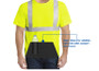 HI - VIZ  ANSI T-shirt with utility pocket  :  utileeT -  JW   - Type R Class 2-  Yellow