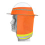 Hard hats neck shade  and sun  visor Solshield— Orange - JW