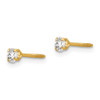 14k Madi K 3mm Synthetic Spinel Earrings
