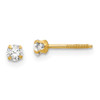 14k Madi K 3mm Synthetic Spinel Earrings