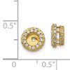 14k 3/8ct Diamond Earring Jackets