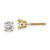 14ky .85ct. SI3 G-I Diamond Stud Thread on/off Post Earrings
