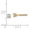 14ky .30ct. VS2/SI1 G-I Diamond Stud Thread on/off Post Earrings