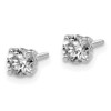 14kw .60ct VS2/SI1 G-I Diamond Stud Thread on/off Post Earrings