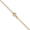 14k .5 mm Carded Curb Chain