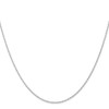 14k White Gold .95 mm Carded Cable Rope Chain