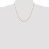 14k 1.5mm Extra-Light Diamond Cut Rope Chain