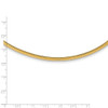 14k 3mm Lightweight Omega Necklace