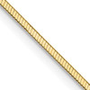 14k 1.4mm Octagonal Snake Chain