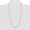 14k WG 3.2mm Round Open Link Cable Chain