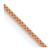 14k Rose Gold .70mm Box Chain