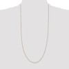14k Rose Gold 1.0mm D/C Cable Chain