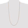 14k Rose Gold 1.4mm D/C Cable Chain