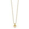 14k Madi K 3mm Citrine Heart Birthstone Necklace