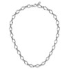14k White Gold Fancy Link 18in Necklace