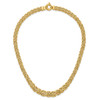 14k Fancy Graduated 7-12mm Flat Byzantine Necklace