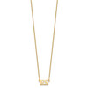 10K Small Initial Necklace