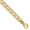 14k 6.5mm Hand-polished Fancy Anchor Link Chain
