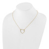 14k Diamond Heart Pendant Necklace