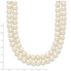 14k 7-9mm White Freshwater Cultured Pearl 2-strand Necklace