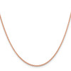 14k Rose Gold 1.65m D/C Cable Chain